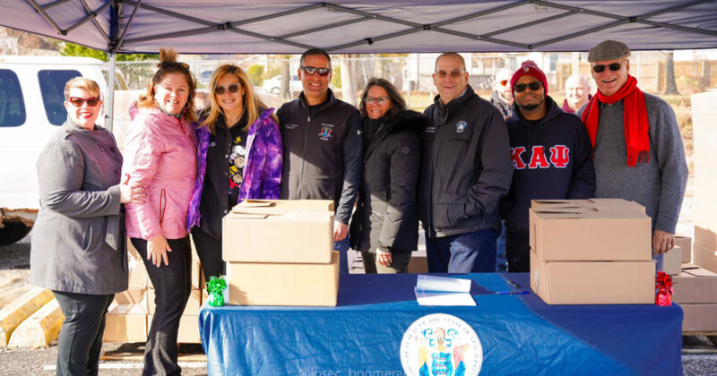 Holiday Meal Giveaway goes door-to-door in Pleasantville